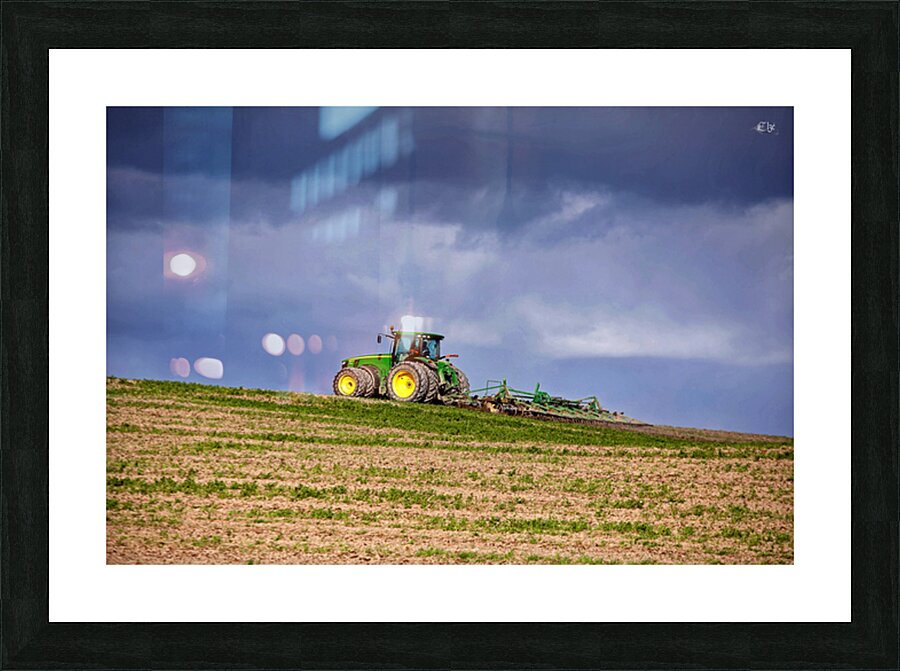 Au Champ Picture Frame print