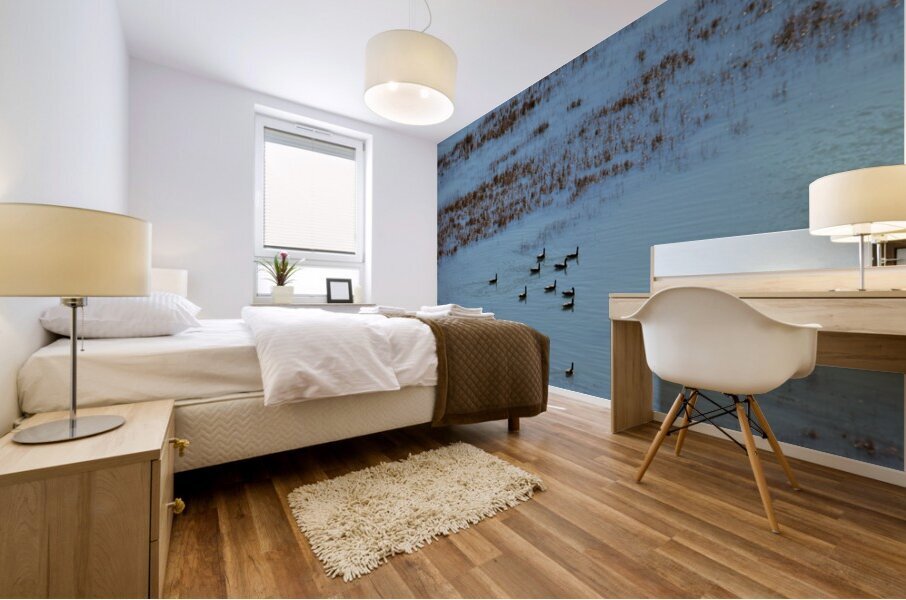 flock  Mural print