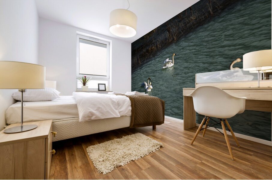 socialising Mural print