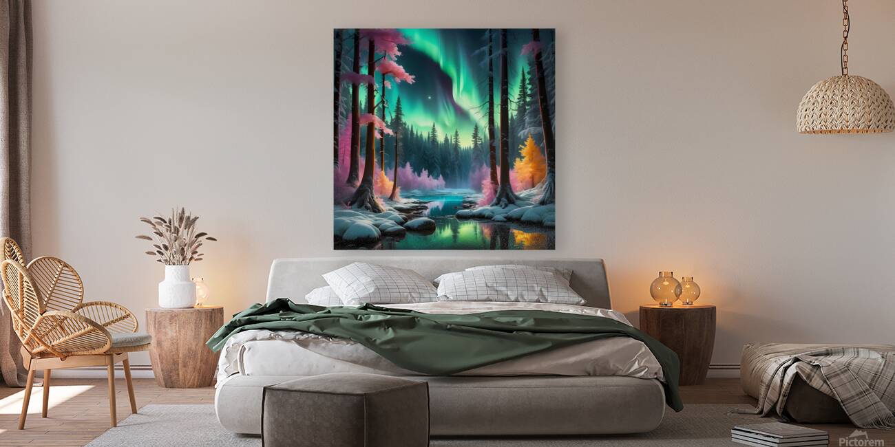 Aurora s Whispering Forest Reproduction