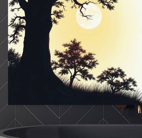 Moonlit Serenity: A Dance of Shadows and Light by Mubarak Malik Ibrahim