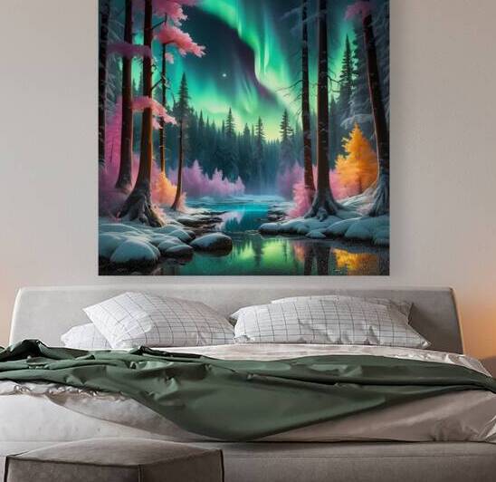 Aurora s Whispering Forest Reproduction