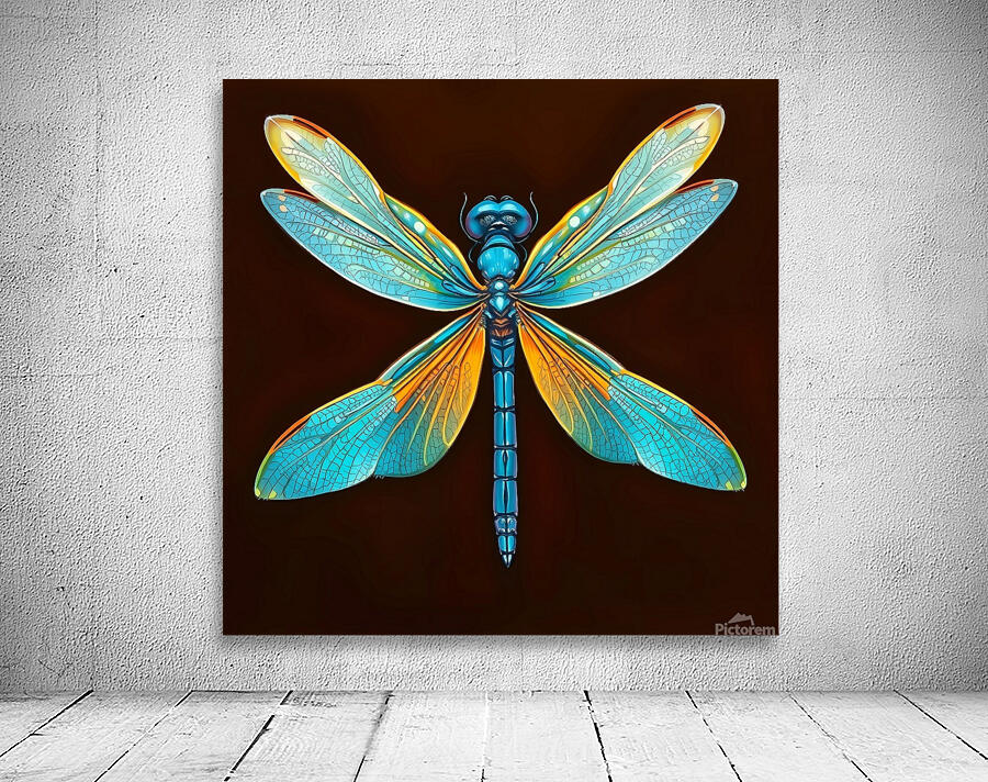 Dragonfly Elegance Wall Preview