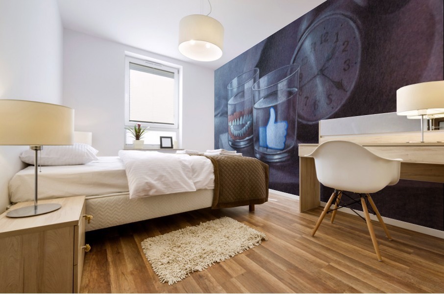 time to rest Mural print