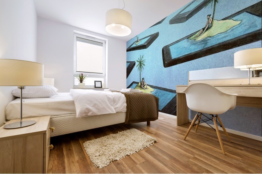 Islands Mural print