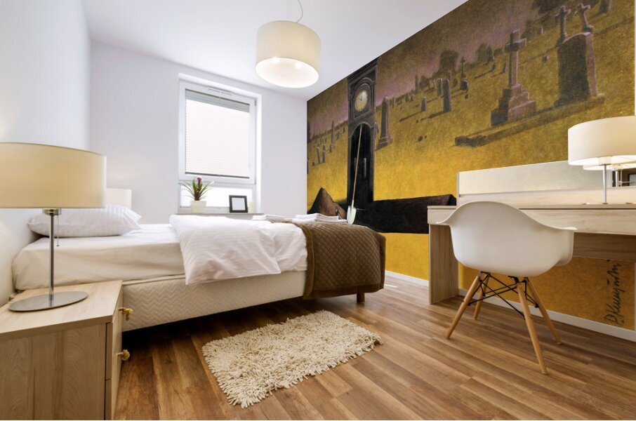 clock Mural print