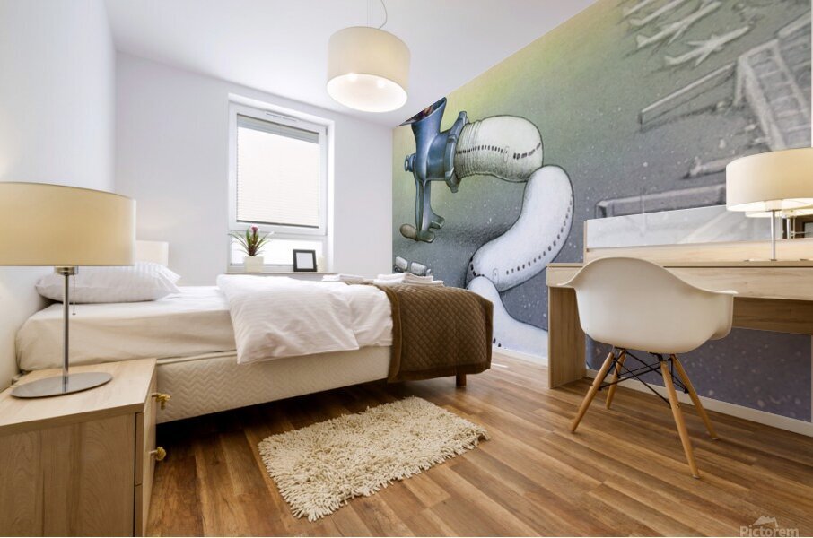 lotnisko Mural print