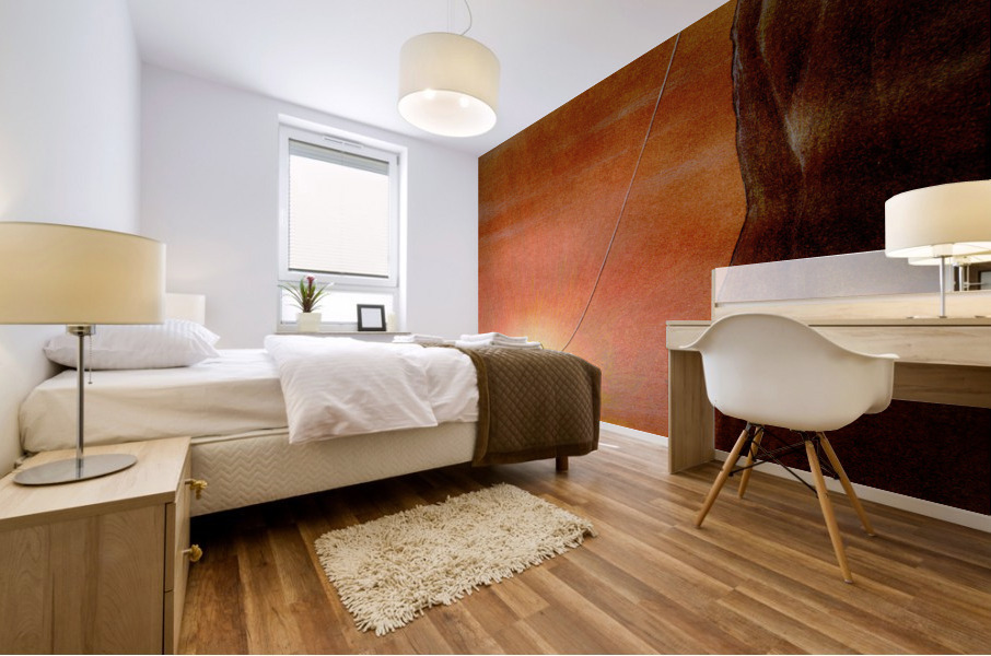 to the west Mural print