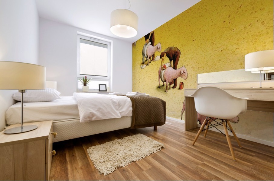 Sheep Mural print