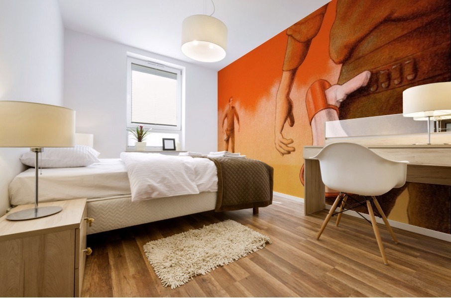 Duel Mural print