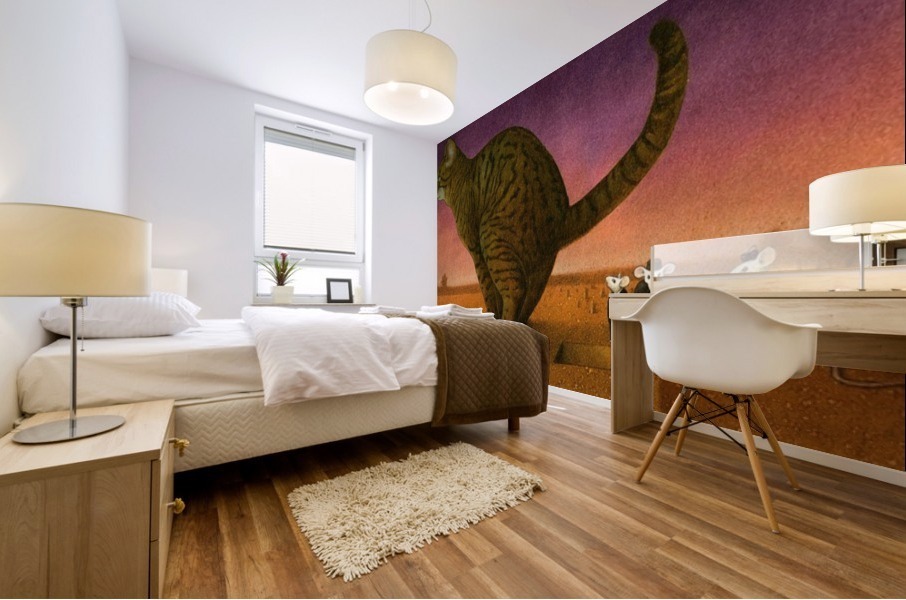 Cat Mural print