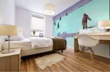 Fishing Mural print