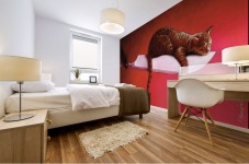 Razor  Cat Mural print