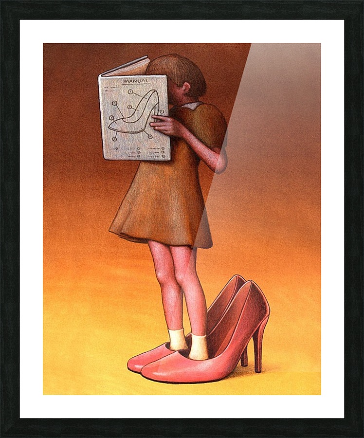 Manual Picture Frame print