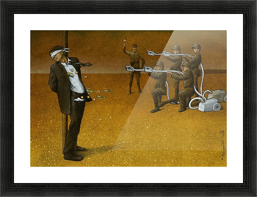 Execution Picture Frame print