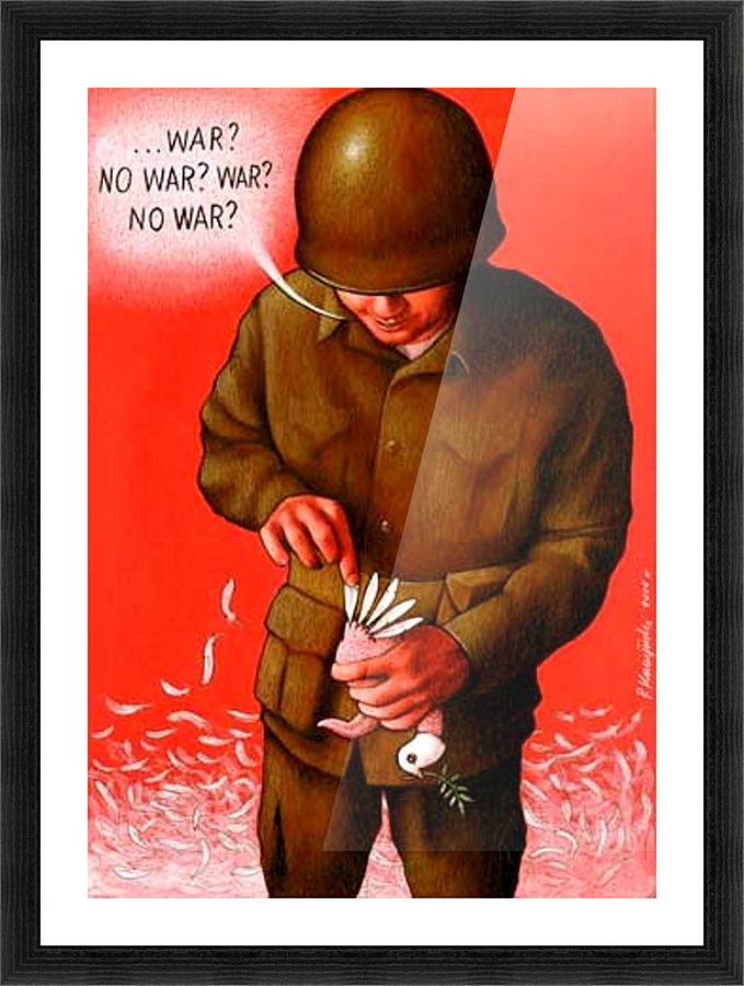 War Picture Frame print