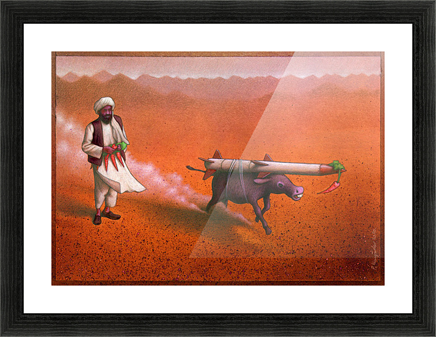 Rocket Picture Frame print