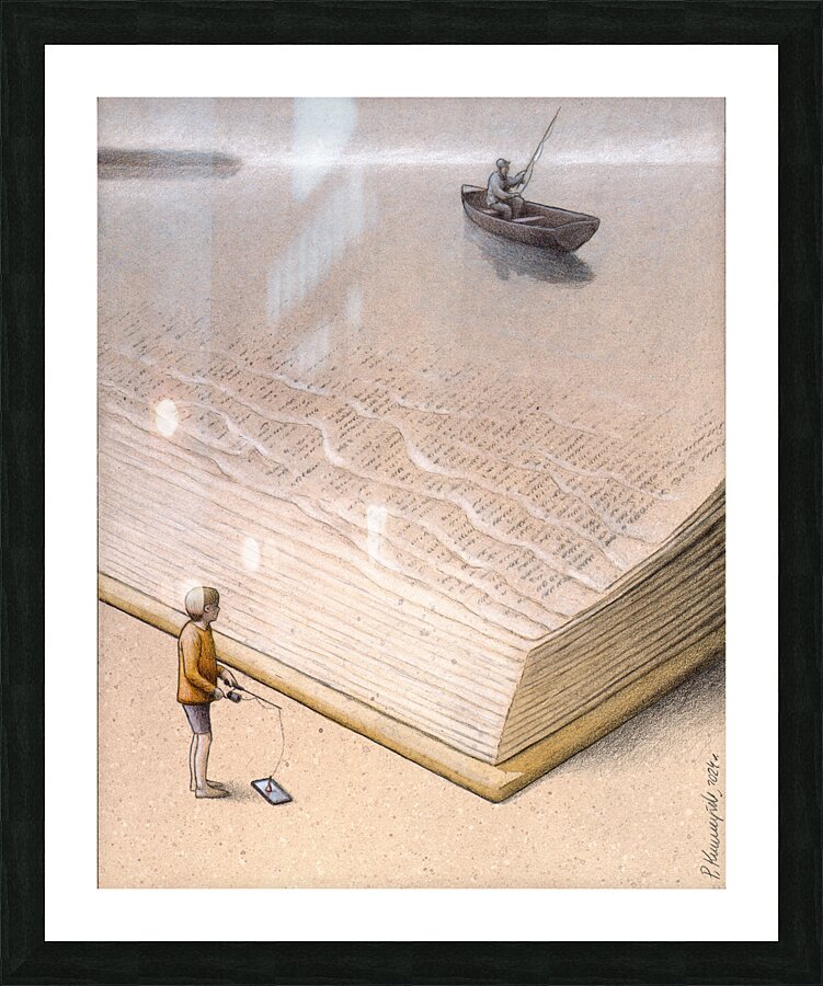 fishermen Picture Frame print