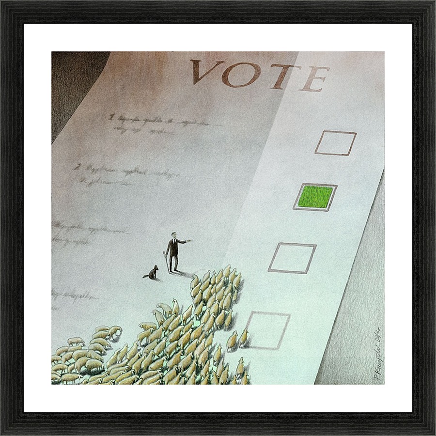 Vote Picture Frame print