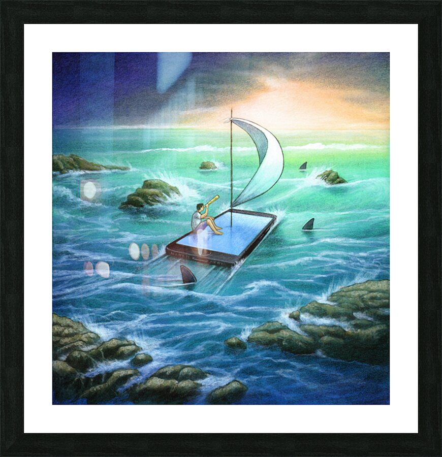 boat Picture Frame print