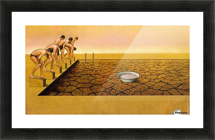 Pool Picture Frame print