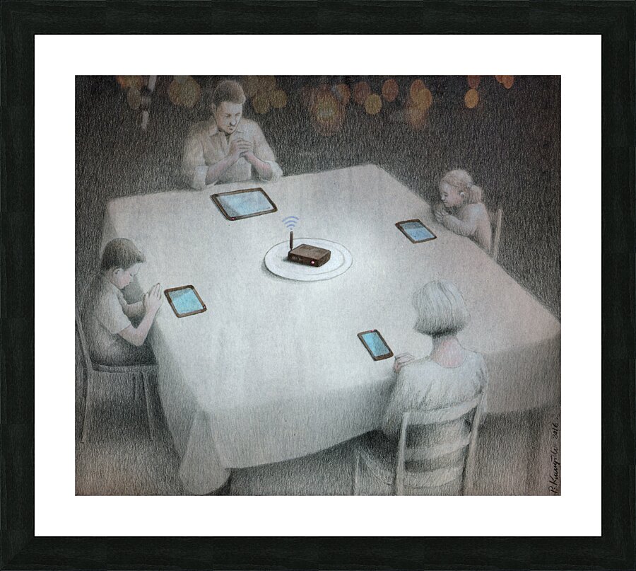Dinner Picture Frame print