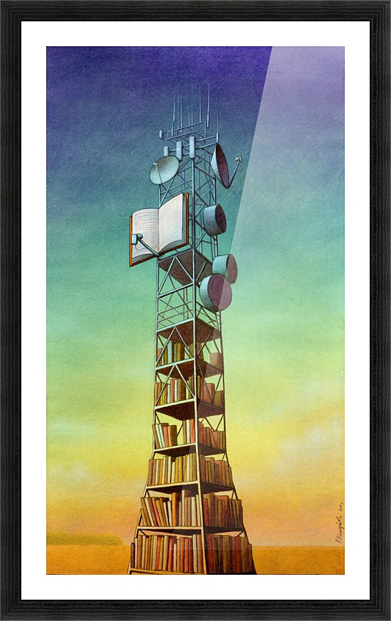 Library Picture Frame print