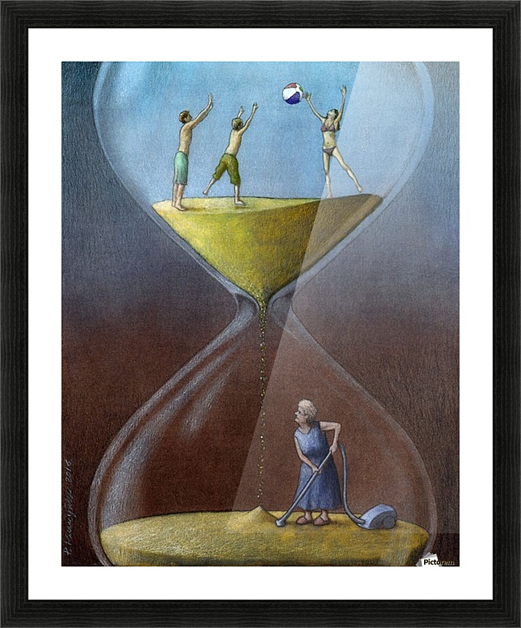 time Picture Frame print