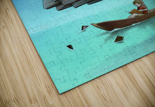 Journey with sharks Pawel Kuczynski puzzle