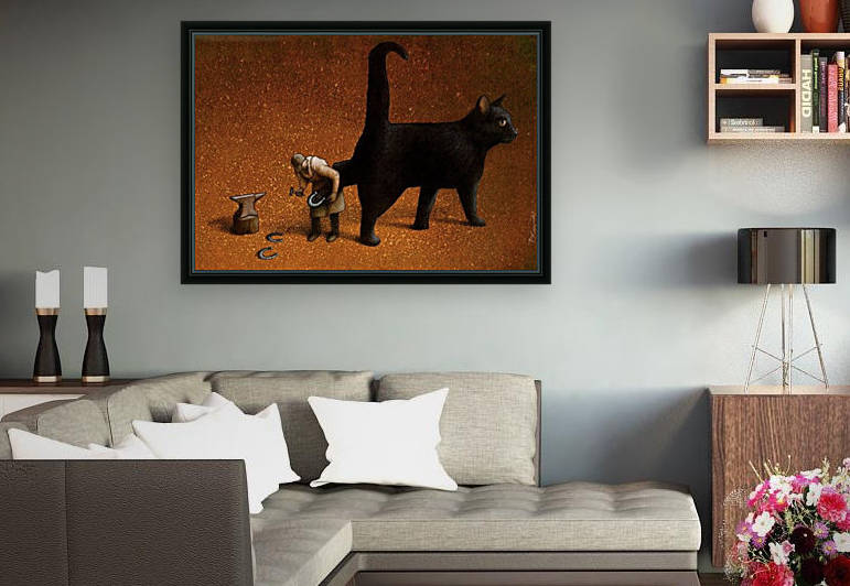 Black cat Reproduction