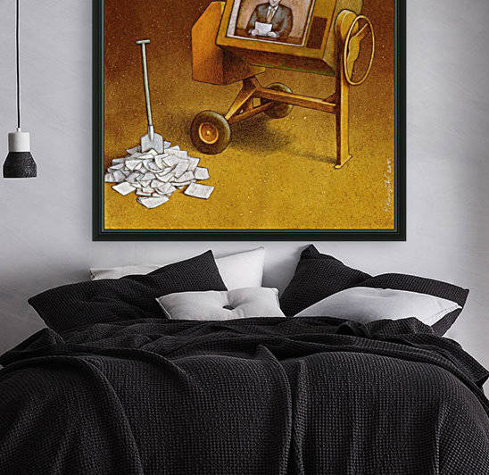 concrete mixer ( propaganda ) by Pawel Kuczynski