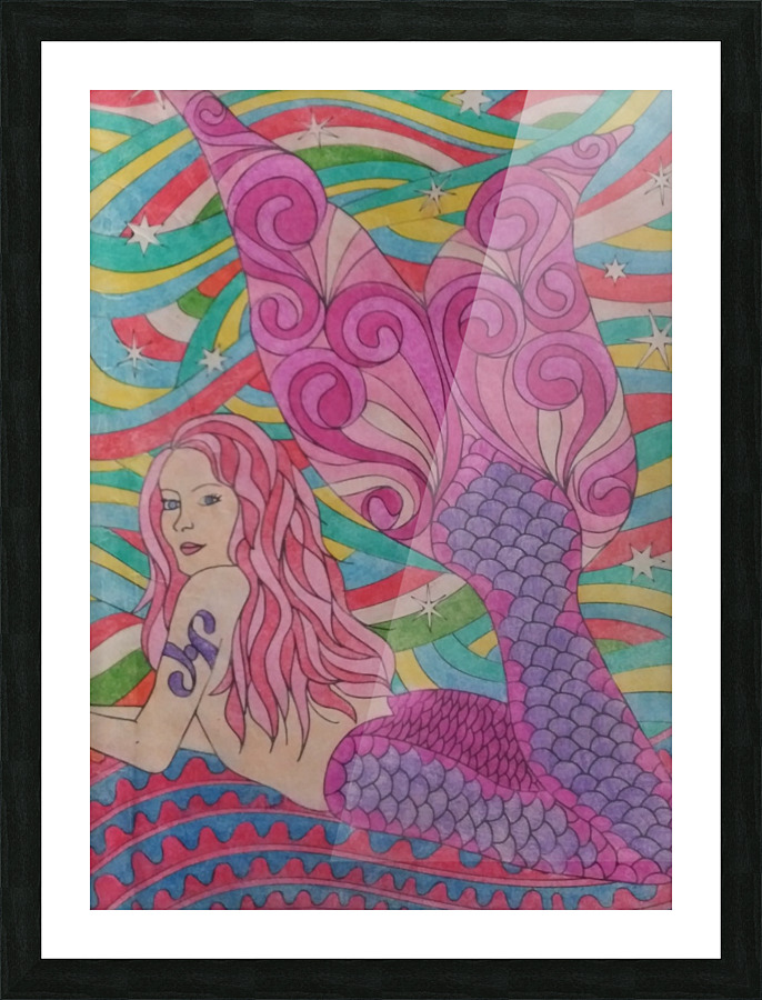 Mermaids Picture Frame print