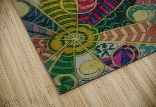 Calming swirls  SelfColored Coloring sheets puzzle