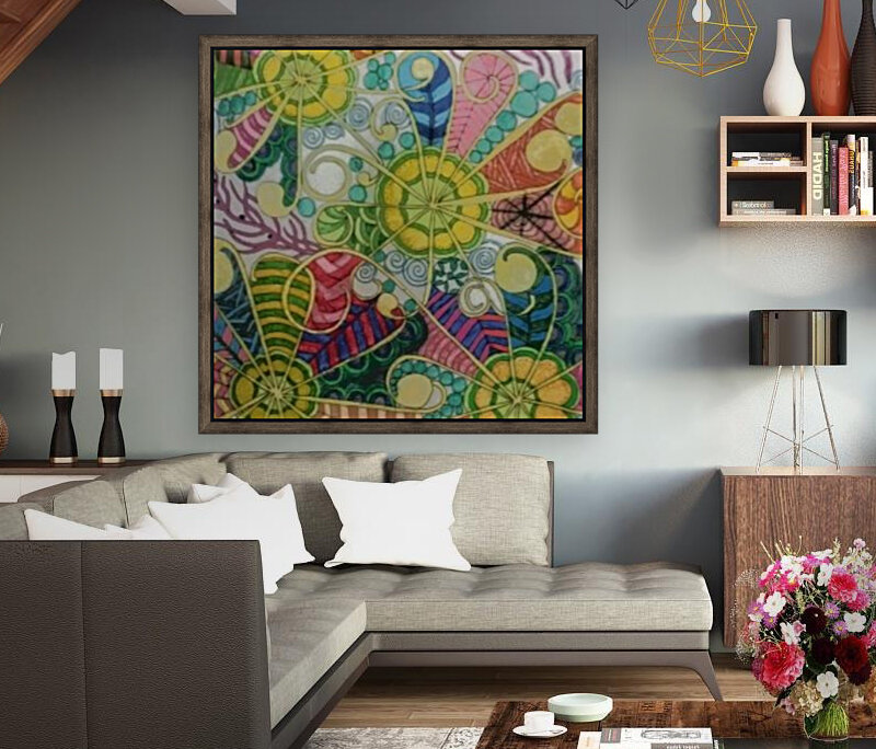 Calming swirls Reproduction