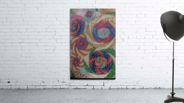 Calming swirls Wall Preview