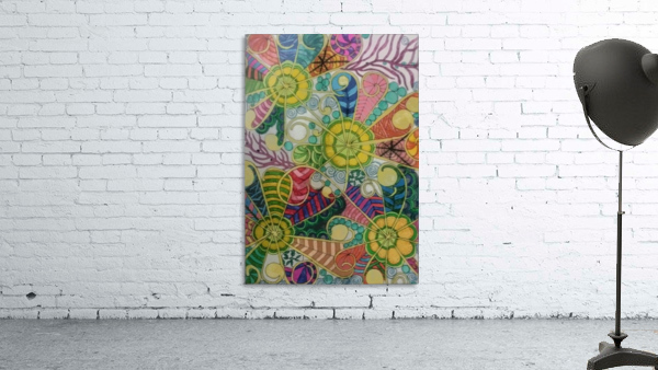Calming swirls Wall Preview