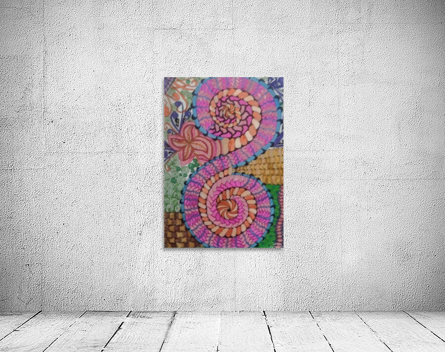 Calming swirls Wall Preview