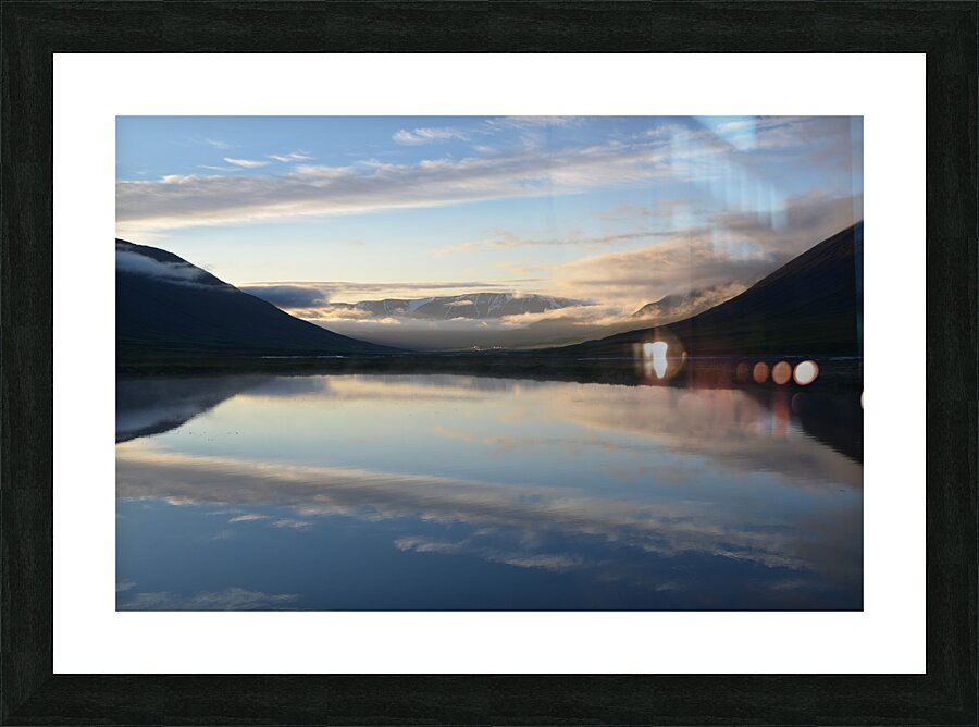 Iceland sunset Picture Frame print