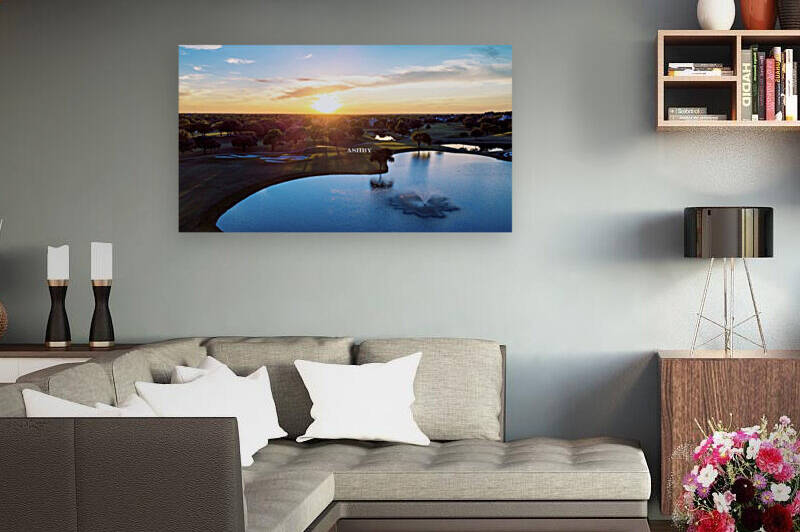 Golfing Ponds Sunset   final 2 1.5x by Ashby
