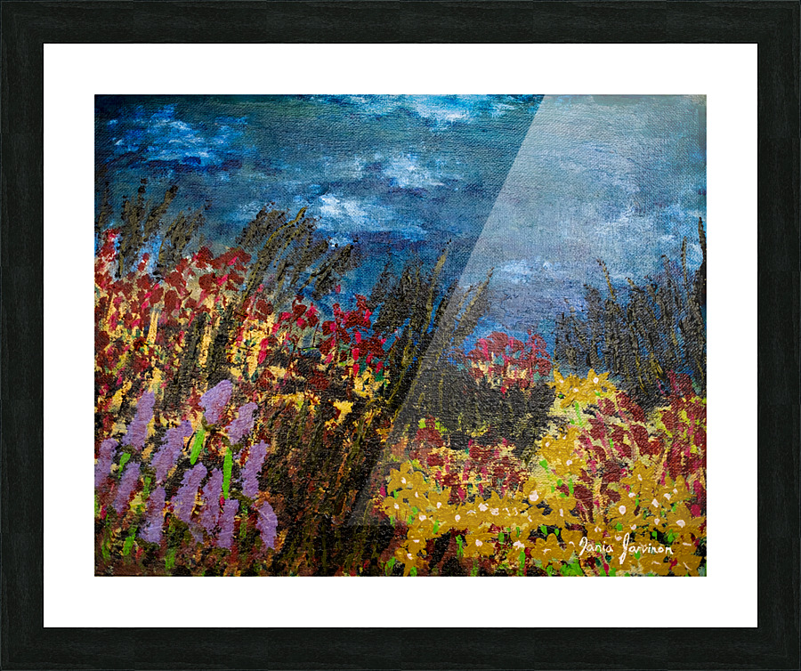 Journey Field Picture Frame print