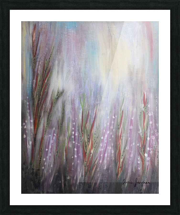 Winter Garden Picture Frame print