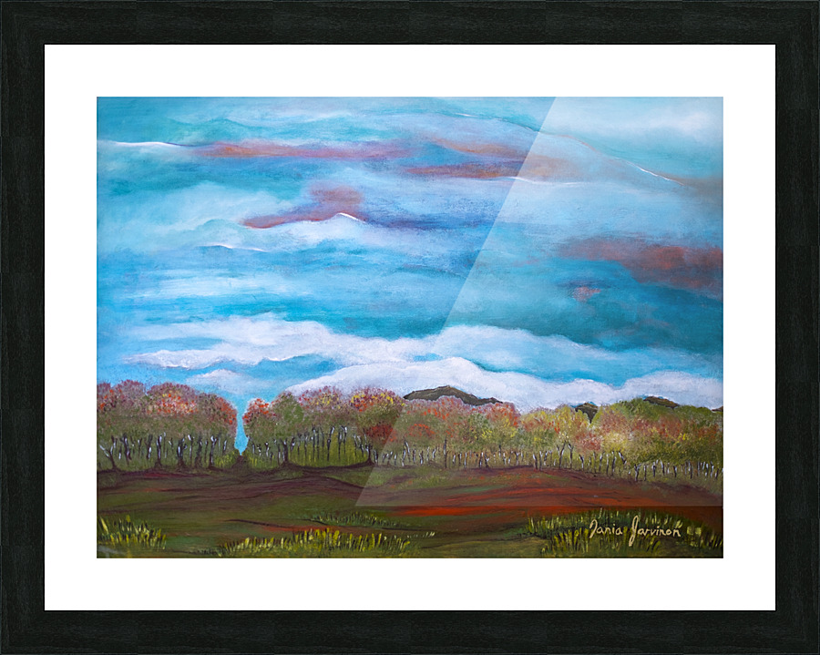 Fall Horizon Picture Frame print