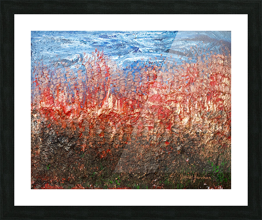 Red Dawn Picture Frame print