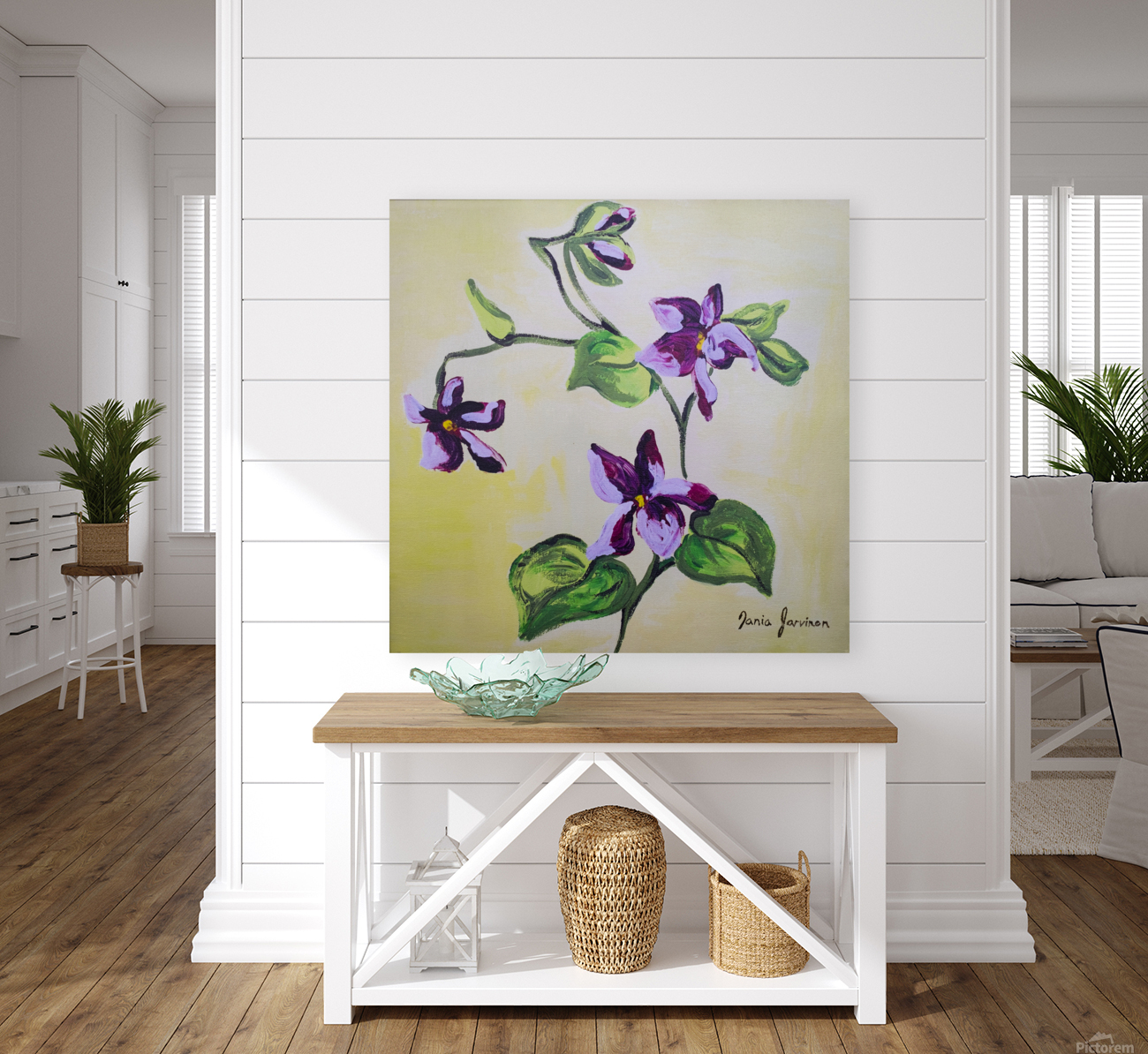 Purple Flower Reproduction