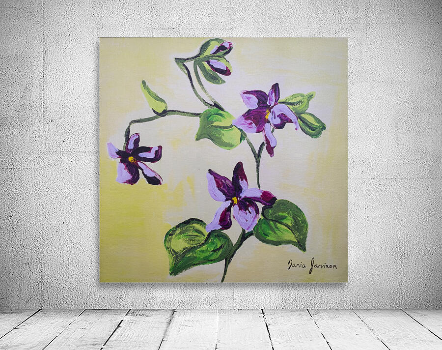 Purple Flower Wall Preview
