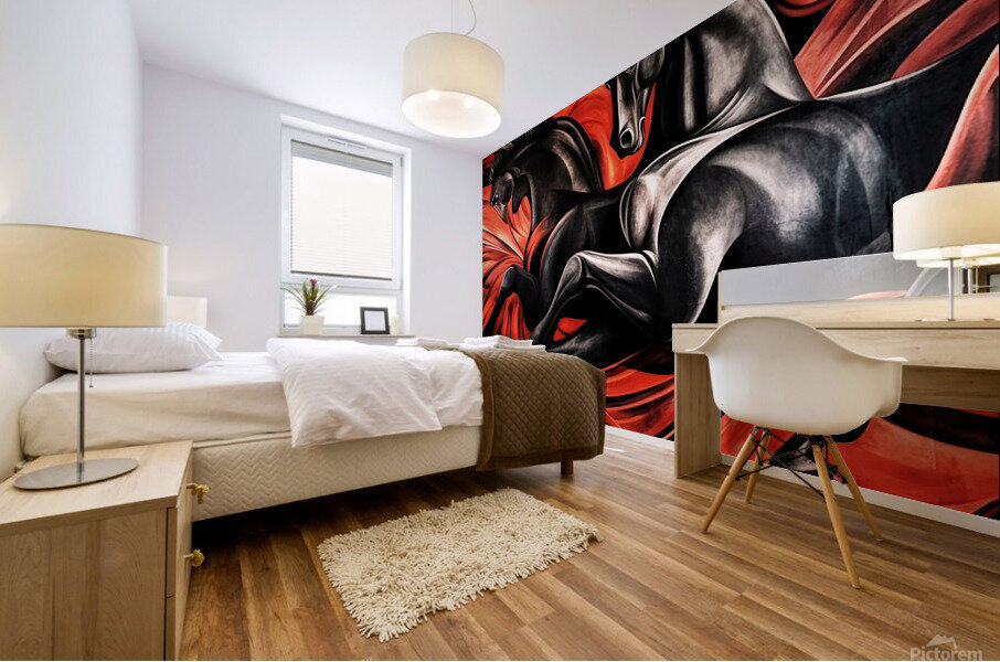 Equine Inferno Mural print