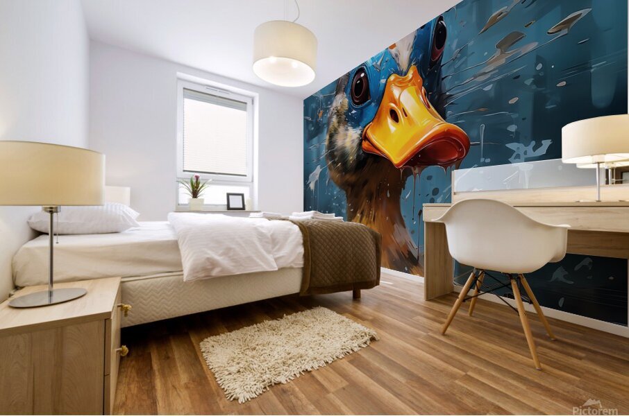 Ducking Chaos  Mural print