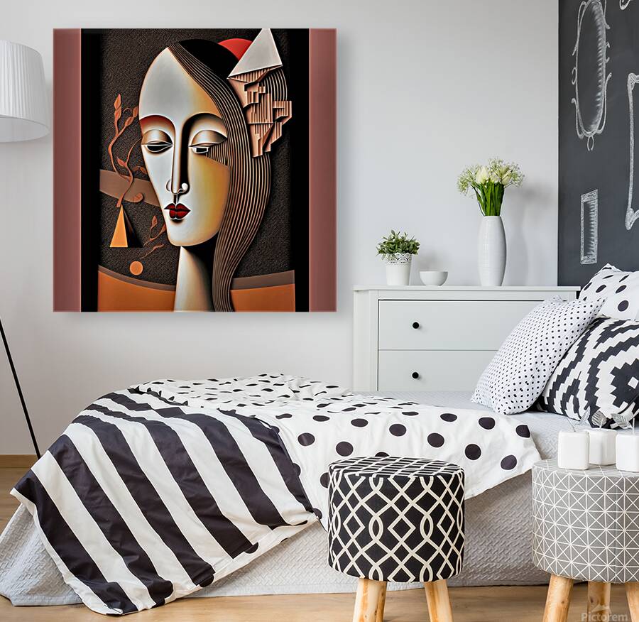 Cubist Muse Reproduction