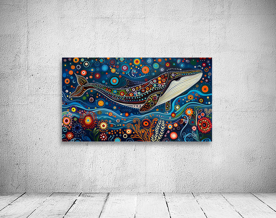 Dot. Whale. Wall Preview