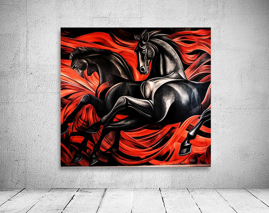 Equine Inferno Wall Preview